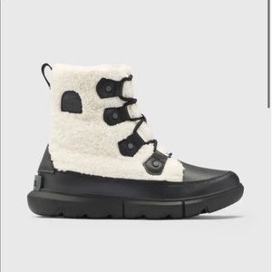 Sorel new explorer shearling boots